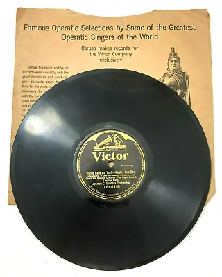 Antique Victrola Record  Medleys  Double Sided  1905 • $9.38