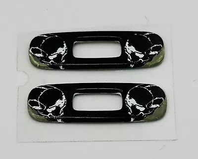 New Oakley Gascan Replacement Icons Black & White Skulls Set Of 2 Authentic Rare • $19.99