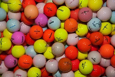 50 Mixed Colour Golf Balls  # Clearance SALE # • $29.95