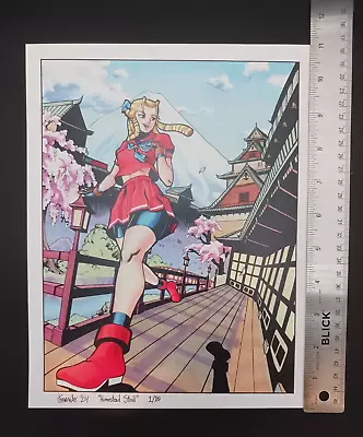 PRINT Street Fighter Alpha Karin 8.5x11 Anime Comic Fan Art • $19.90