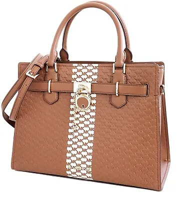 Michael Kors Bag Shoulder Bag Hamilton Md Satchel Luggage Multi Leather • $169.32