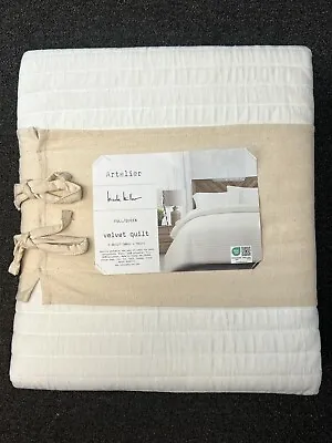 Nicole Miller Velvet Artelier Full/queen Coverlet Quilt - White • $27.97