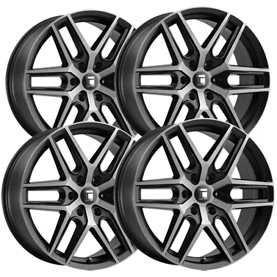 (Set Of 4) Touren TR79 22x9.5 6x135 +30mm Black/Tint Wheels Rims 22  Inch • $1479.96