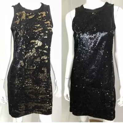 NWT Michael Kors Shift Reversible Sequined Dress Size 6 Holiday Essential  • $39