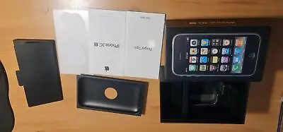 IPhone 3GS Box Only Black Tray Sticks & Leaflets - S/N & IMEI Label Removed • £9.25