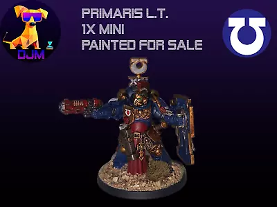 Ultramarine Lieutenant Painted Warhammer 40k Primaris Space Marines DJMGIB • $93.25