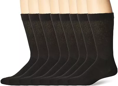MediPeds Men’s Diabetic Extra Wide Non-Binding Top Crew Socks With COOLMAX Fi... • $28.89