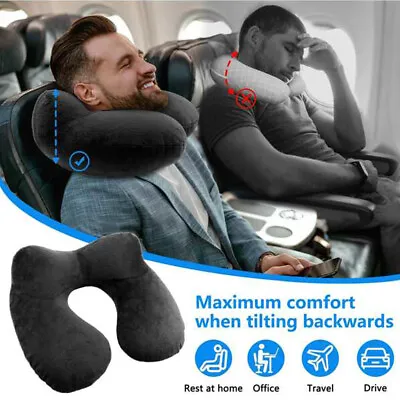 U Shaped Neck Memory Foam Luxury Premium Support Head Rest Cushion Travel Pillow • $12.90