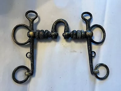 Vintage Horse Bit: Pelham With Rollers • $12