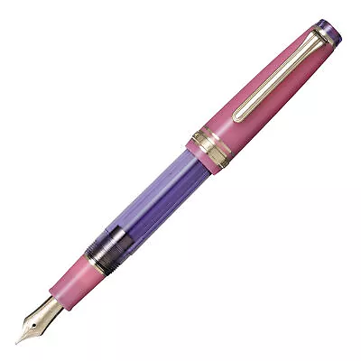 Sailor Pro Gear Slim Fountain Pen In Manyo #2 Rabbit Ear Iris -Pink / Blue - MF • $312