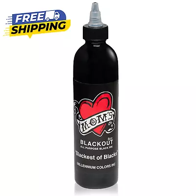 MOMs Millennium Tattoo Ink Blackout 8.0oz Made In USA PMU • $42.99