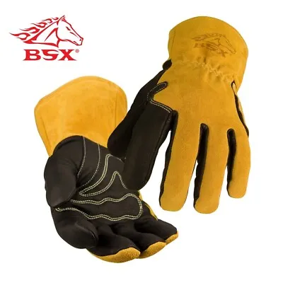 $28.74 • Buy Revco MIG Welding Glove Black Stallion BM88 Premium Pigskin & Cowhide Large