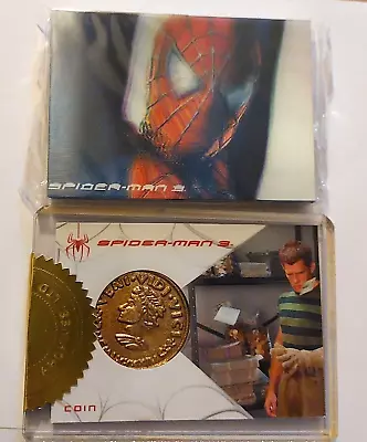 2008 Rittenhouse Spider-Man 3 Expansion Set B Coin Money Bag 11 Base Lenticular • $94.88