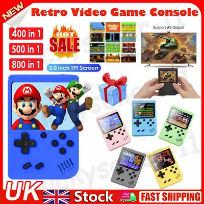 800+ Classic Games Handheld Retro Video FC Game Console Player For Kids Adults • £9.70