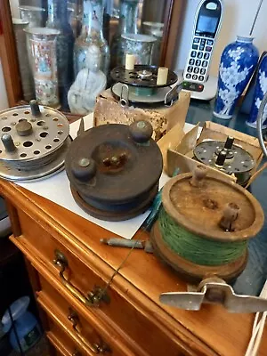 Vintage Fishing Reels Job Lot • £35