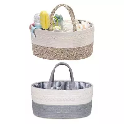 Diaper Caddy Organizer Portable Nursery Storage Basket Mummy Carriage Bag • £26.06