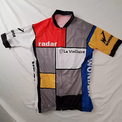 Classic La Vie Claire Cycling Jersey Biking Mens Adult Large • $20