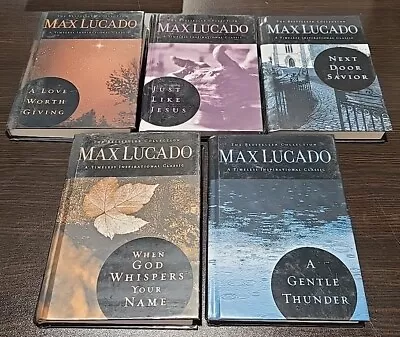 Max Lucado (5) Book Hardcover Lot Inspirational Stories • $17.95