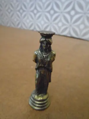 £12.50 • Buy Small Vintage Greek Goddess Figurine Sculpture Cast Brass Venus 2 3/4  Tall