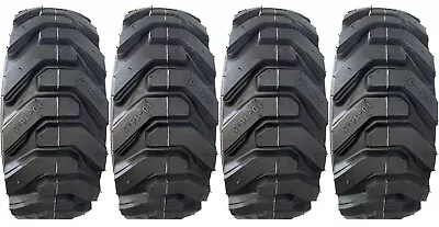 4-Pks HORSESHOE 10-16.5 /10x16.5 16Ply R-4 Skid Steer Tires With Extra Thick Rim • $1498.96