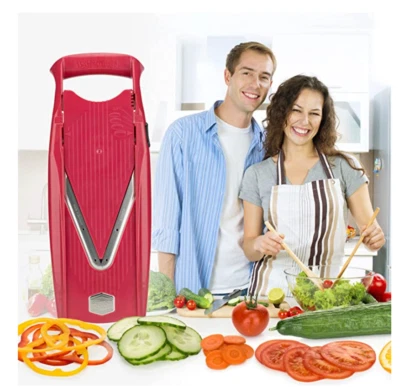 $39.99 • Buy Swissmar Borner VPower V-Slicer Mandoline, Red