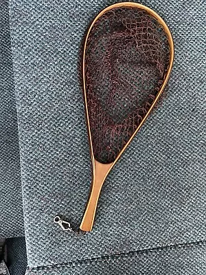 Vintage Fly Fishing Wood Handle Trout Landing Net • $49.95