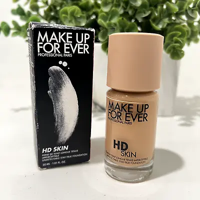 MAKE UP FOR EVER HD Skin Undetectable Longwear Foundation - 2Y32 - 1oz Authentic • $18.19