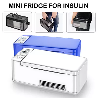 12V 240V Mini Fridge Insulin Medicine Cold Storage Cooler Box Built-in Battery • $124.99