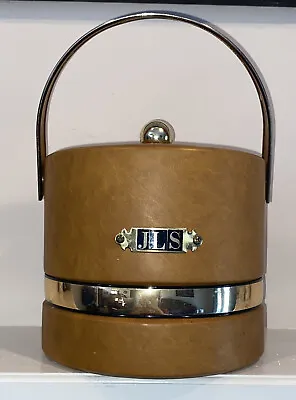 $15 • Buy Vintage Georges Briard 1960s Mid Century Barware Vinyl Ice Bucket  MCM