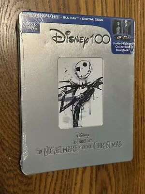 The Nightmare Before Christmas Steelbook (4K UHD + Blu-ray + Digital) New READ • $33.98