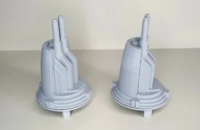 Star Wars Kenner 1984 Imperial Shuttle Parts - Front Guns (Pair) 3D Printed • $18.14