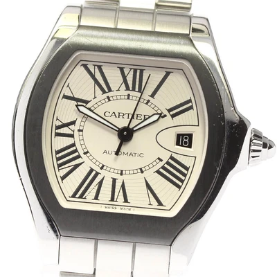 $2706.40 • Buy CARTIER Roadster S LM W6206017 Date Silver Dial Automatic Men's Watch_677954