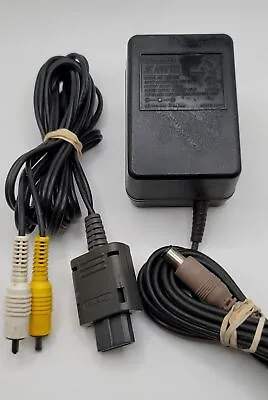 Nintendo SNS-002 AC Power Adapter & Video Audio Connect All Original Cords • $30