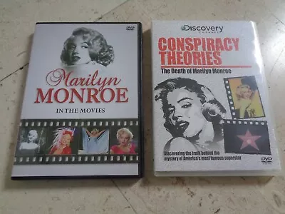 2 Marilyn Monroe Documentary DVD Lot  AT THE MOVIES + THE DEATH OF MM • $25.99