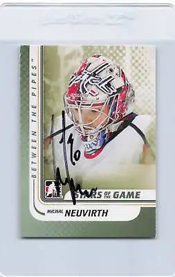 2010/11 In The Game #124 Michal Neuvirth Capitals Signed Auto *J8142 • $5