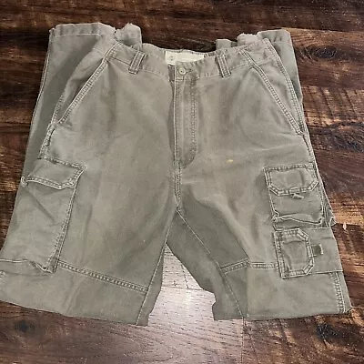 American Eagle Outfitters Mens 36x32 Cargo Pants AE Supply Work Pockets Vintage • $14