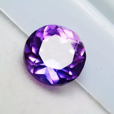 Natural Tanzanite Purple Round Shape Certified 2 Ct Rare Loose Gemstone • $13.26