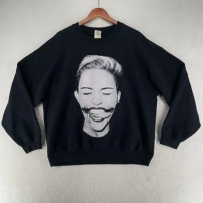 Chelsea Grin X Miley Cyrus Men's Graphic Crewneck Sweater Size XL • $24.99