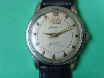 Vintage Swiss OCTO 17J Mechanical Manual Used Watch • $50