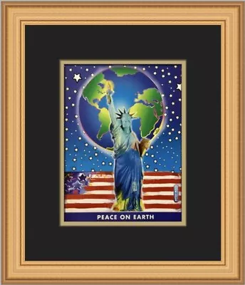 Peter Max Peace On Earth Custom Framed Print Free Shipping • $95