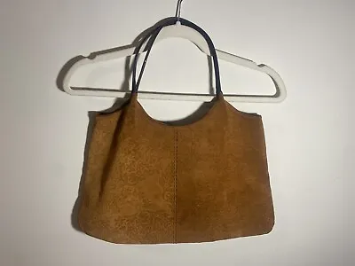 The Limited Vintage Suede Hobo Genuine Leather Tote Bag • $30