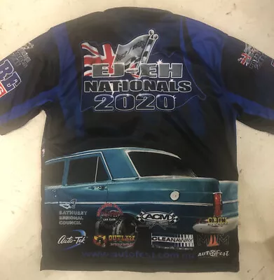 Holden AUTOFEST EJ-EH Nationals 2020 LARGE PRINT COMMEMORATIVE BUTTONDOWN SIZE S • $25