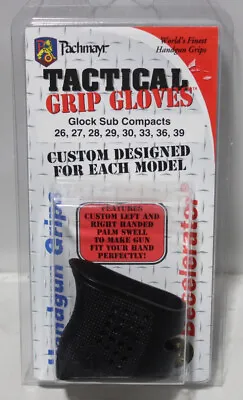 Pachmayr Tactical Grip Glove For Glock SubCompacts 26/27/28/29/30/33/36 - 05175 • $14.98