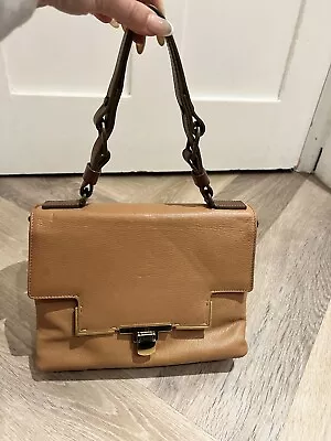 Lanvin Brown Leather Shoulder Bag Vintage • £160