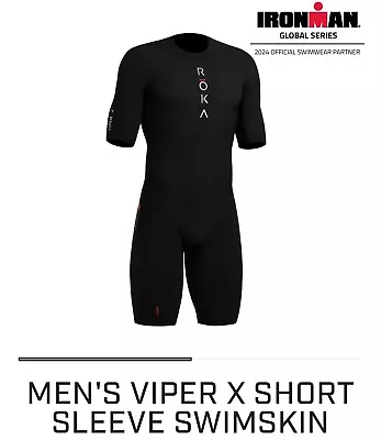 Roka Swimskin Viper X Short Sleeve Men Small • £110