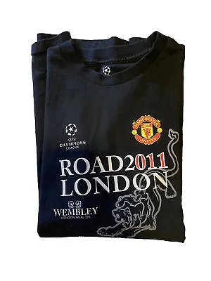 UEFA Champions League Manchester United T-shirt XL Soccer Football - Clean • $24.99