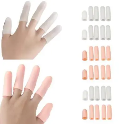$12.27 • Buy 10 Pcs Thumb Arthritis Protectors Splint Silicone Gel Finger Sleeve Cover,