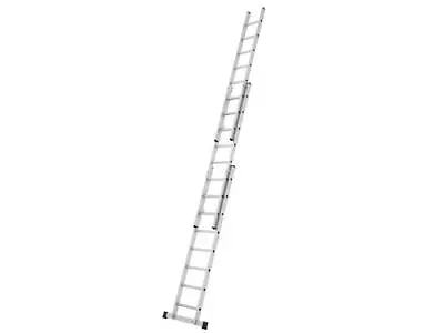 Zarges 44854 ZAR Everest 3DE 3-Part Extension Ladder D-Rungs 3 X 14 • £422.95