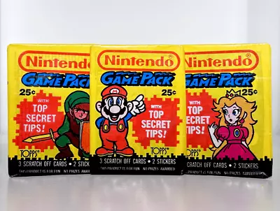 (1) 1989 Topps Nintendo Gamepack Sealed Trading Card Pack • $7.99