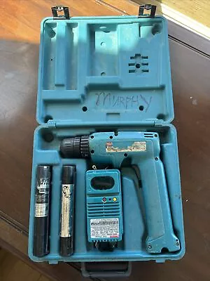 Makita Cordless Drill 6095D 2x 9.6v Batteries & Charger DC9700a W/ Case • $29.99